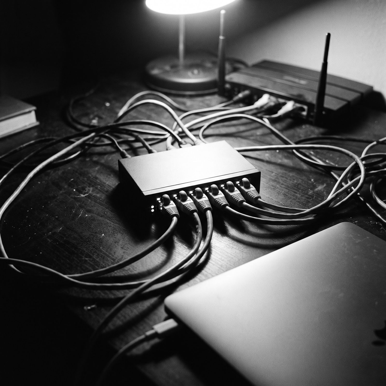 Monochrome photograph from the MittiGrid case study.