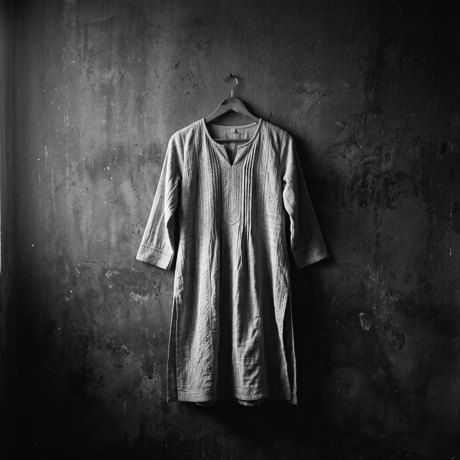 Monochrome photograph from the cfnkurties.in case study.